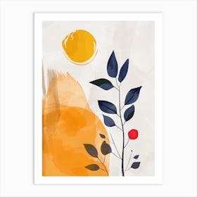 Retro Radiance Mid Century Style Art Print