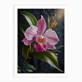 Orchid Flower Art Print