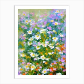 Daisy 3 Impressionist Painting Art Print