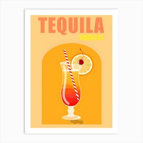 Tequila Sunrise Art Print