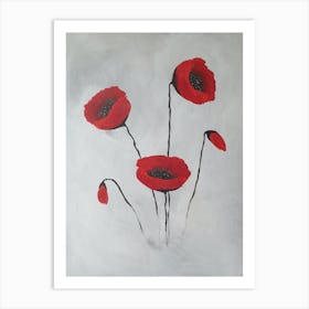 Red Poppies Art Print