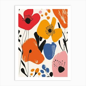 Poppies 93 Art Print