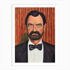 Hugh Griffith Illustration Movies Art Print