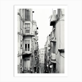 Marseille, France, Photography In Black And White 1 Art Print
