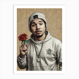 Chris Brown 1 Art Print