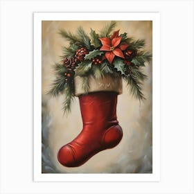 Christmas Stocking Art Print