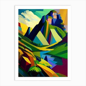 Canaima National Park Venezuela Cubo Futuristic Art Print