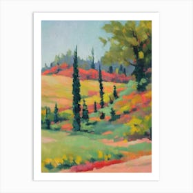 Cedar Tree Watercolour Art Print