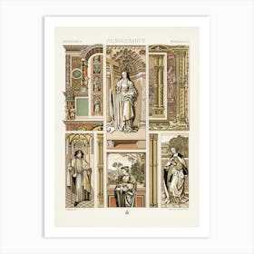 Renaissance Pattern, Albert Racine (18) Art Print