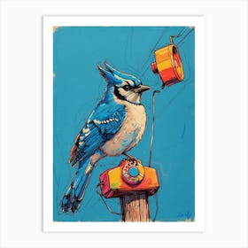 Blue Jay 8 Art Print