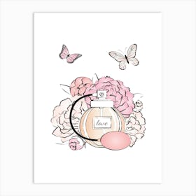 Romantic Scene Art Print