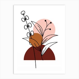 Illustration Of A Flower Art Print