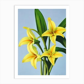 Easter Lily Bold Graphic Art Print