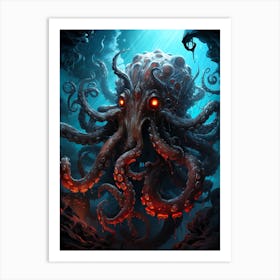 Octopus Art Print