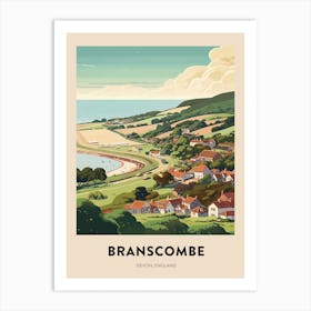 Devon Vintage Travel Poster Bournemouth 4 Art Print