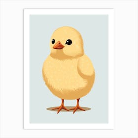 Baby Animal Illustration  Chick 2 Art Print