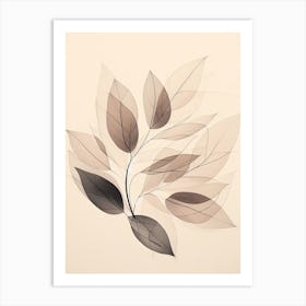 Leaves 1 Art Print