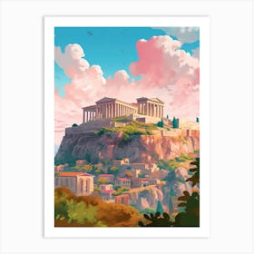 Acropolis Athens Greece Art Print