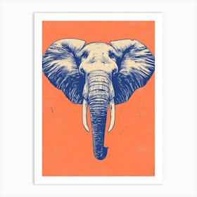 Elephant Canvas Print Poster