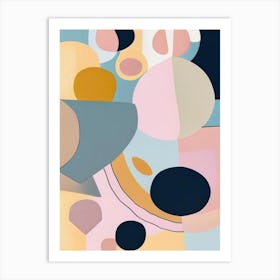 Cosmology Musted Pastels Space Art Print