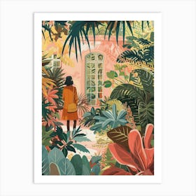 In The Garden Chiswick House Garden Art Print