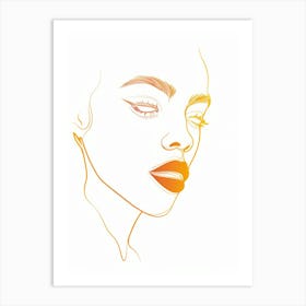 Portrait Of A Woman 408 Art Print