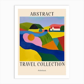 Abstract Travel Collection Poster Netherlands 2 Art Print