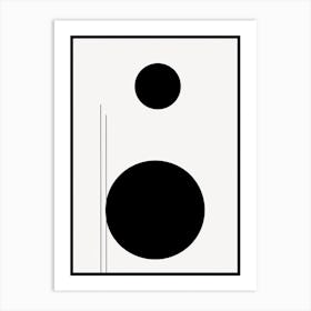 Minimal Abstract Shapes Art Print