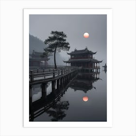 Chinese Temple 1 Art Print