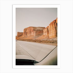 Desert Road Trip Art Print