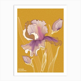 Iris Flower Art Print