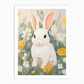 Bunny In The Meadow Art Print