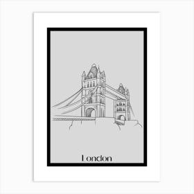 London Tower Bridge Art Print