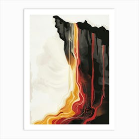 Lava Flow Art Print