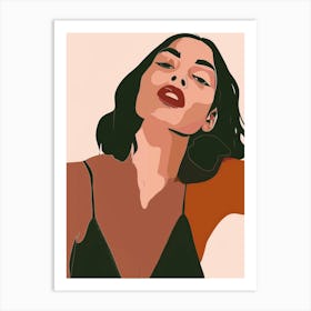 Portrait Of A Woman 209 Art Print