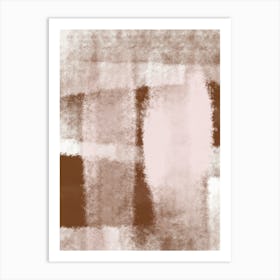 Abstract Mocha Life Art Print