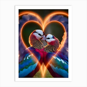 Love Birds 1 Art Print