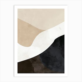 Canvas Of Solitude Minimalist Style Art Print