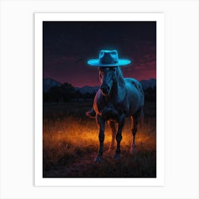 Cowboy Hat Art Print