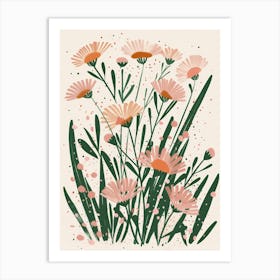 Pink Daisies Art Print