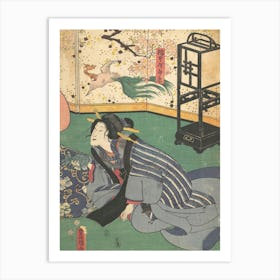 Print 32 By Utagawa Kunisada Art Print