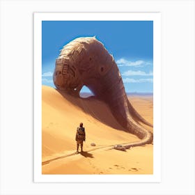 Dune Fan Art Ship Art Print