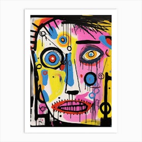 Face Of A Man 3 Art Print