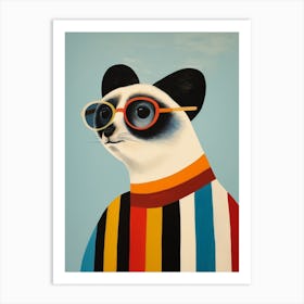 Little Lemur 2 Wearing Sunglasses Copy Art Print