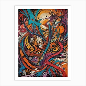 Abstract Painting 403 Art Print