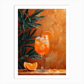 Orange Cocktail 27 Art Print