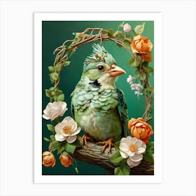 Bird On A Branch 1 Art Print