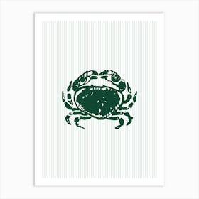 Crab Striped Kitchen Poster Poster