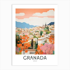 Granada Travel Poster Art Print