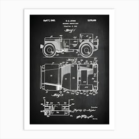 Military Jeep Decor, Jeep Poster, World War Ii Military Vehicle Art, Jeep Blueprint, Jeep Patent, Military Vehicle Patent, Willys Jeep,Vj4501 Art Print